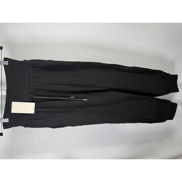 NWT Halara Small Black Sweatpants High Waisted Jogger Lounge Pants Size Small - Picture 2 of 6